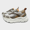 Sneakers Chunky Multimateriale con Suola Oversize Foto 5
