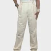 Pantalone Palazzo Crema a Righe Foto 1 Pantalone Palazzo Bianco Crema a Righe