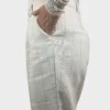 Pantalone Palazzo Crema a Righe Foto 4 Pantalone Palazzo Bianco Crema a Righe