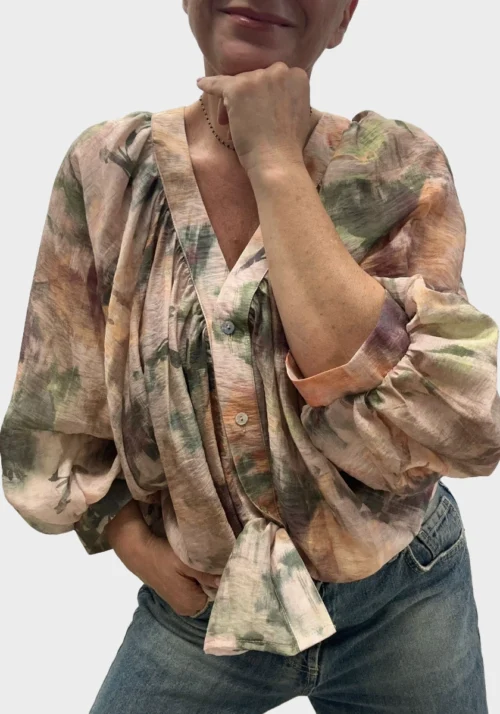 Camicia Over Peperosa Foto 1 Camicia Over