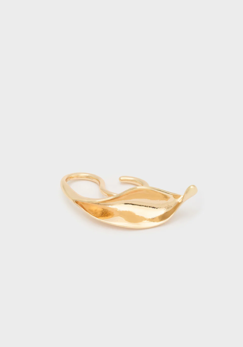 Anello Leaf Doppio Dito