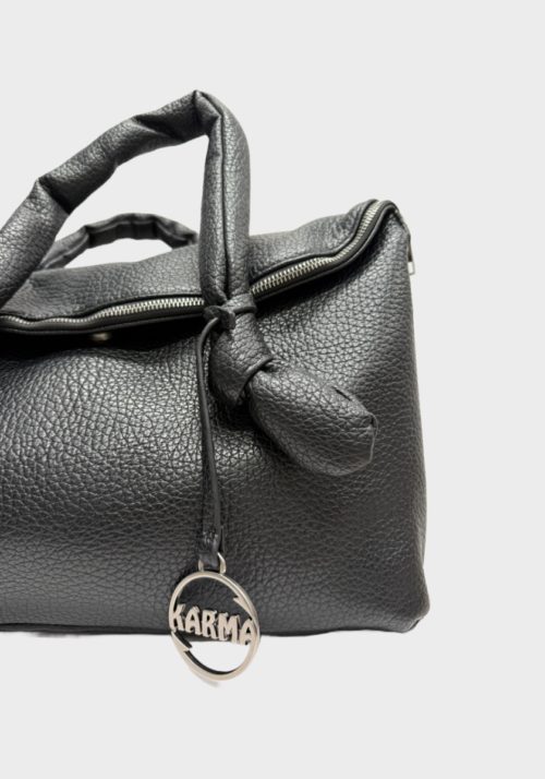 Borsa con Ribalta Ecopelle Martellata