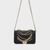 Borsa crossbody nera con patta Foto 3 Borsa crossbody nera con patta