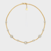 Collana Corta Sfere Acc.Ino Oro Argento Foto 1 Collana Corta Sfere Acc.Ino Oro Argento