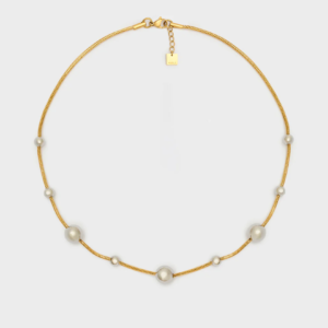 Collana Corta Sfere Acc.Ino Oro Argento Foto 1 Collana Corta Sfere Acc.Ino Oro Argento
