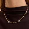 Collana Corta Sfere Acc.Ino Oro Argento Foto 3 Collana Corta Sfere Acc.Ino Oro Argento