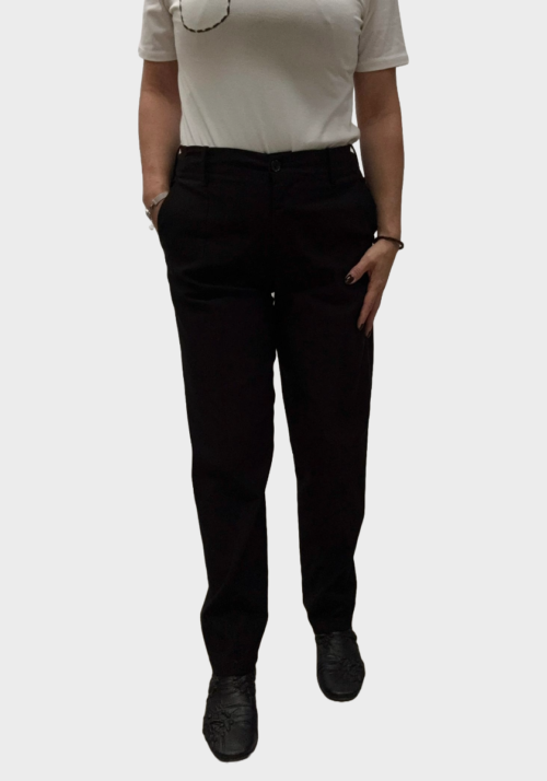 Pantalone con Taglio davanti in Bengalina