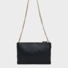 Pochette nera con catena Foto 1 Pochette nera con catena