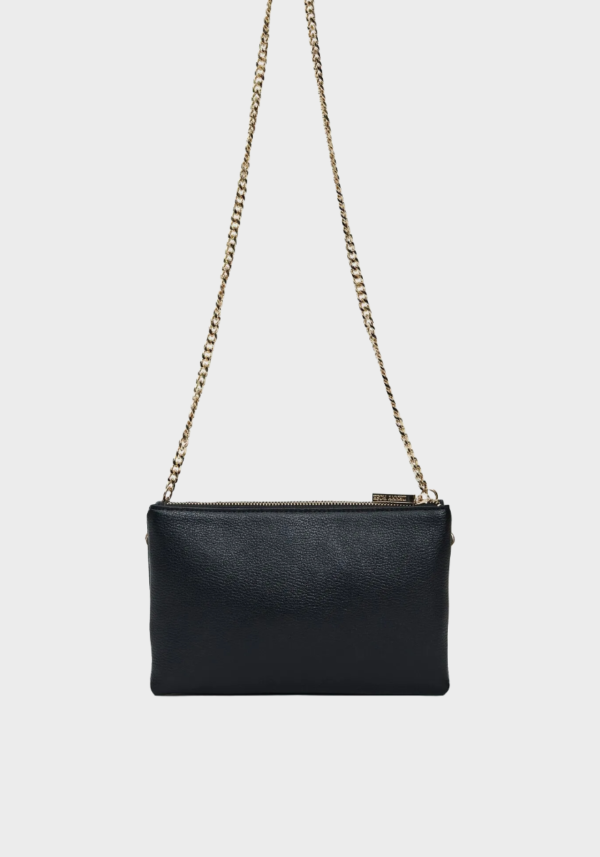 Pochette nera con catena Foto 1 Pochette nera con catena