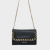 Pochette nera con catena Foto 3 Pochette nera con catena