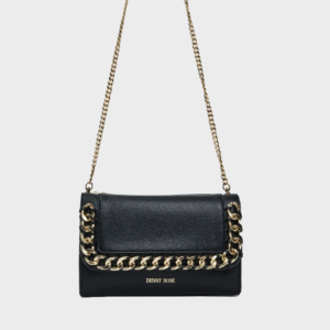 Pochette nera con catena Foto 3 Pochette nera con catena