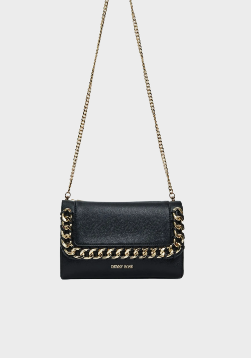 Pochette nera con catena Foto 3 Pochette nera con catena