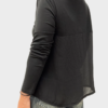 T-Shirt Girocollo in Jersey - Georgette Foto 4 T-Shirt Girocollo in Jersey - Georgette