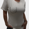 T-Shirt in Cotone con Ricamo Foto 2 T-Shirt in Cotone con Ricamo Bianca