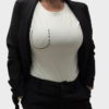 T-Shirt in Cotone con Ricamo Foto 3 T-Shirt in Cotone con Ricamo
