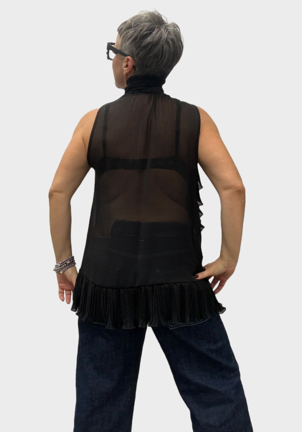 Blusa-Smanicata-nera-Philia-Loft-Foto-2 Blusa Smanicata Nera