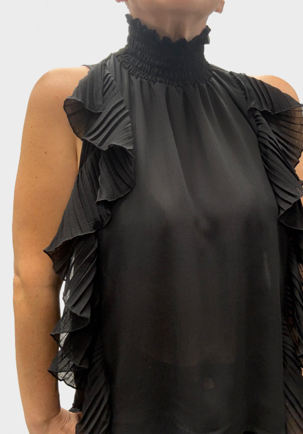 Blusa-Smanicata-nera-Philia-Loft-Foto-5 Blusa Smanicata Nera