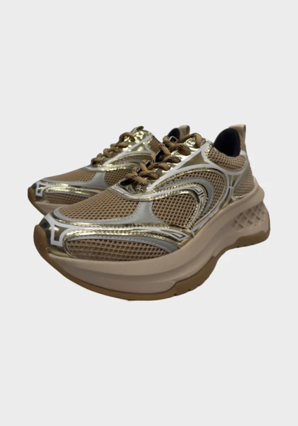 Running allacciata in materiale specchiato e tessuto tecnico Foto 5 Scarpa Running allacciata in materiale specchiato e tessuto tecnico