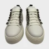 Sneaker a Cassetta in Pelle con Dettagli in Glitter Foto 2 Sneaker a Cassetta in Pelle con Dettagli in Glitter