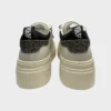Sneaker a Cassetta in Pelle con Dettagli in Glitter Foto 3 Sneaker a Cassetta in Pelle con Dettagli in Glitter